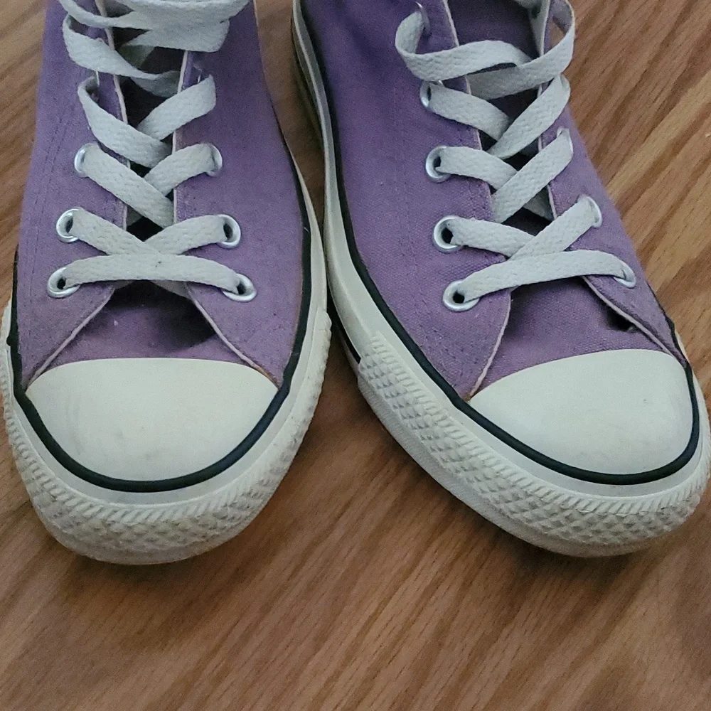 Converse Purple High-Top Sneakers - Picture 7 of 12